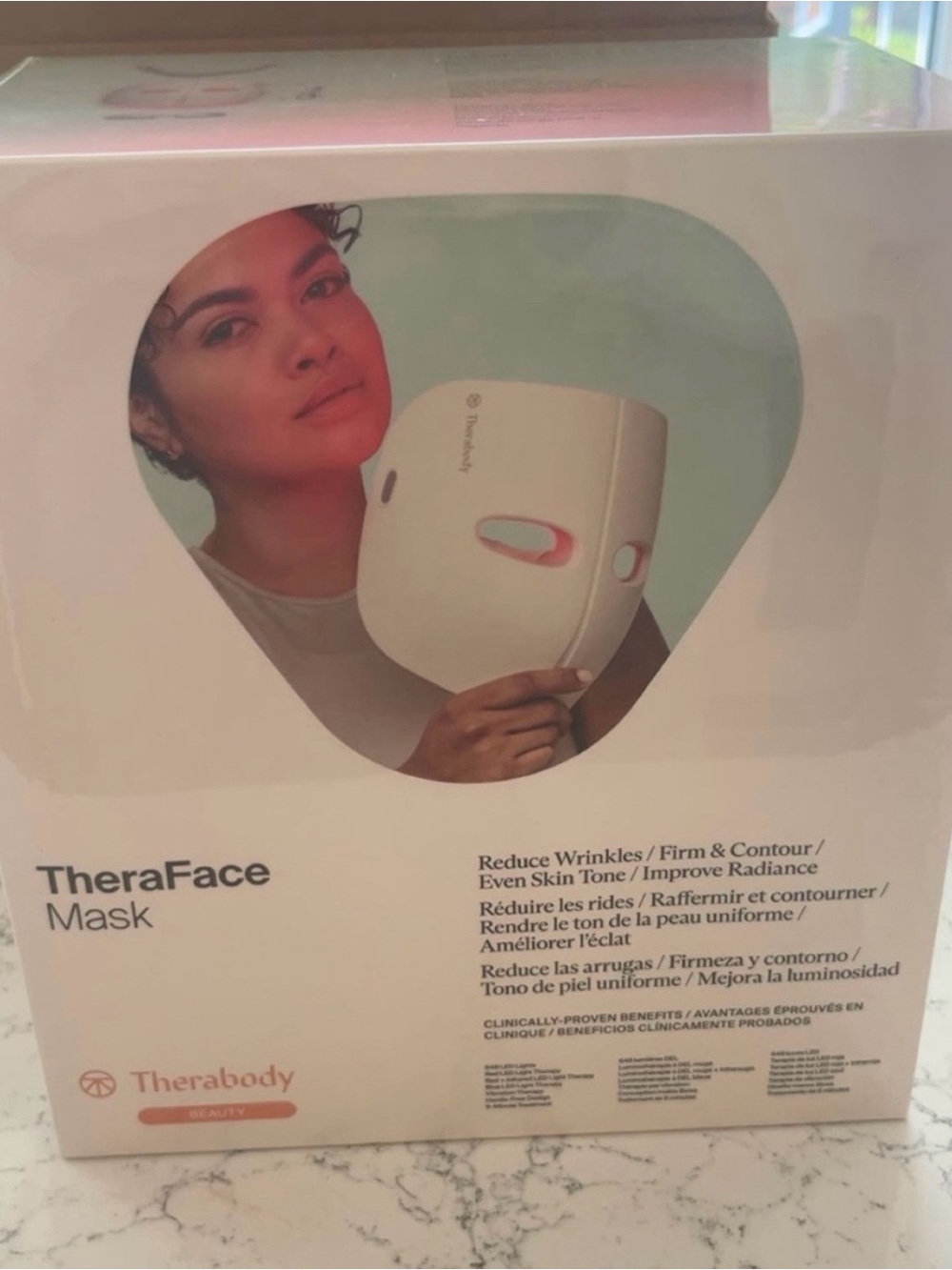 Brand New Sealed. Therabody TheraFace Mask — White LED Skincare Mask